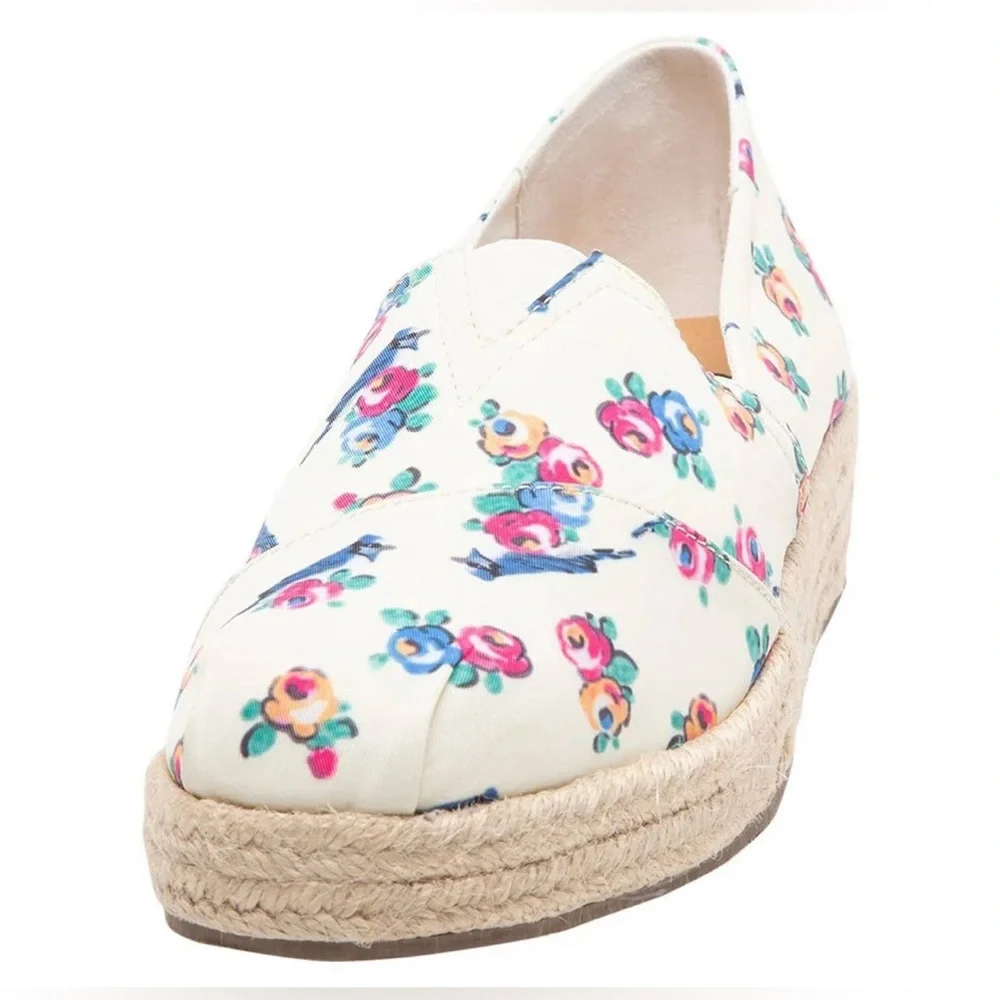 NWOB American Eagle By Payless Dixie Wedge Slip-On Espadrilles - Picture 4 of 7